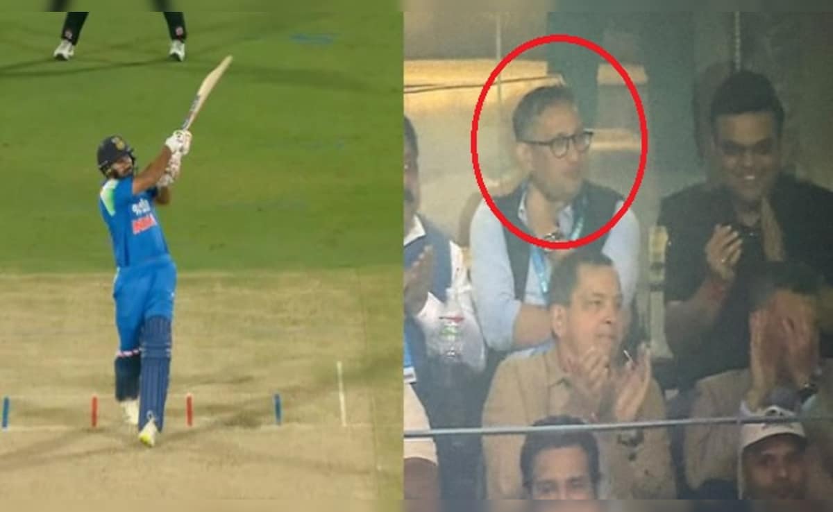 IND vs NZ, 1st ODI: रोहित शर्मा की धुआंधार छक्के को देख उछल पड़े जय शाह, लेकिन अजीत अगरकर का था ऐसा रिएक्शन