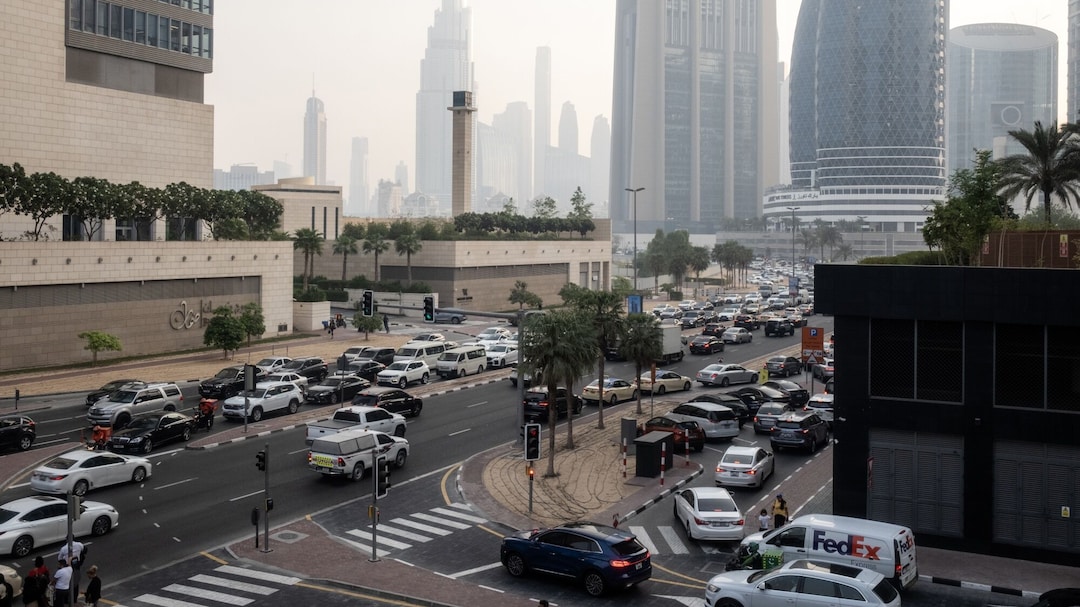 Dubai Banks Shift To Remote Work As Iran War Rages; Debris From Aerial Interception Falls On Building