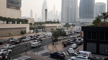 Dubai Banks Shift To Remote Work As Iran War Rages; Debris From Aerial Interception Falls On Building