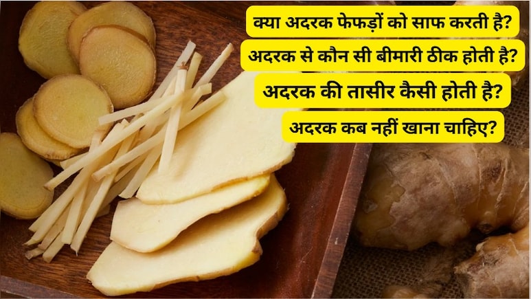 क्या अदरक फेफड़ों को साफ करती है, इसकी तासीर कैसी होती है और किन लोगों को खानी चाहिए, जानिए यहां