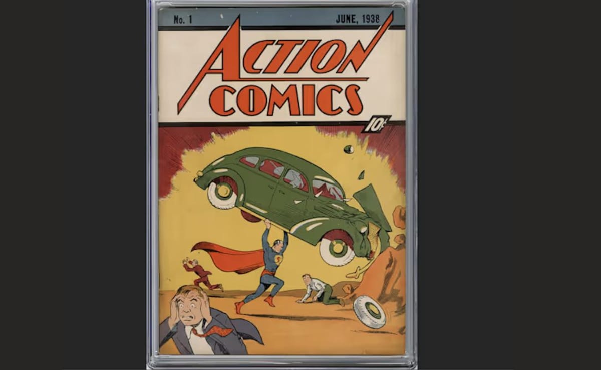 Rare Superman Comic Book Sells for Record 15 Million