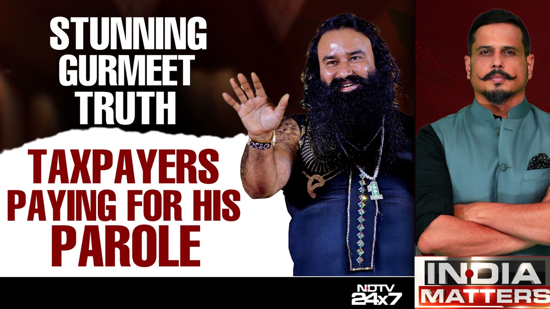 Dirty Truth Of Gurmeet's Vacation: Taxpayers Paying For Rapist's Chill