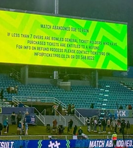 Durbans Super Giants, Sunrisers Eastern Cape Share Points After Match Abandoned Without Toss