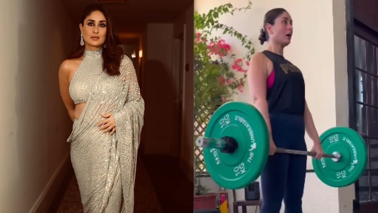 How Kareena Kapoor Stays Fit At 45: From Deadlift To Barbell Hold