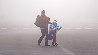 नोएडा में मौसम ले रहा गजब फिरकी, इधर बच्चों की ऑनलाइन क्लास, उधर कोहरा ही गायब