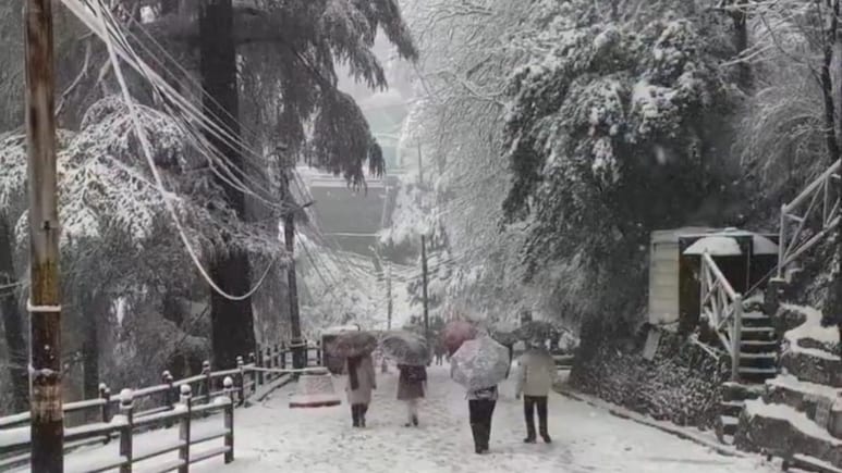 Viral Videos Show Popular North Indian Tourist Destinations Blanketed In Fresh Snow