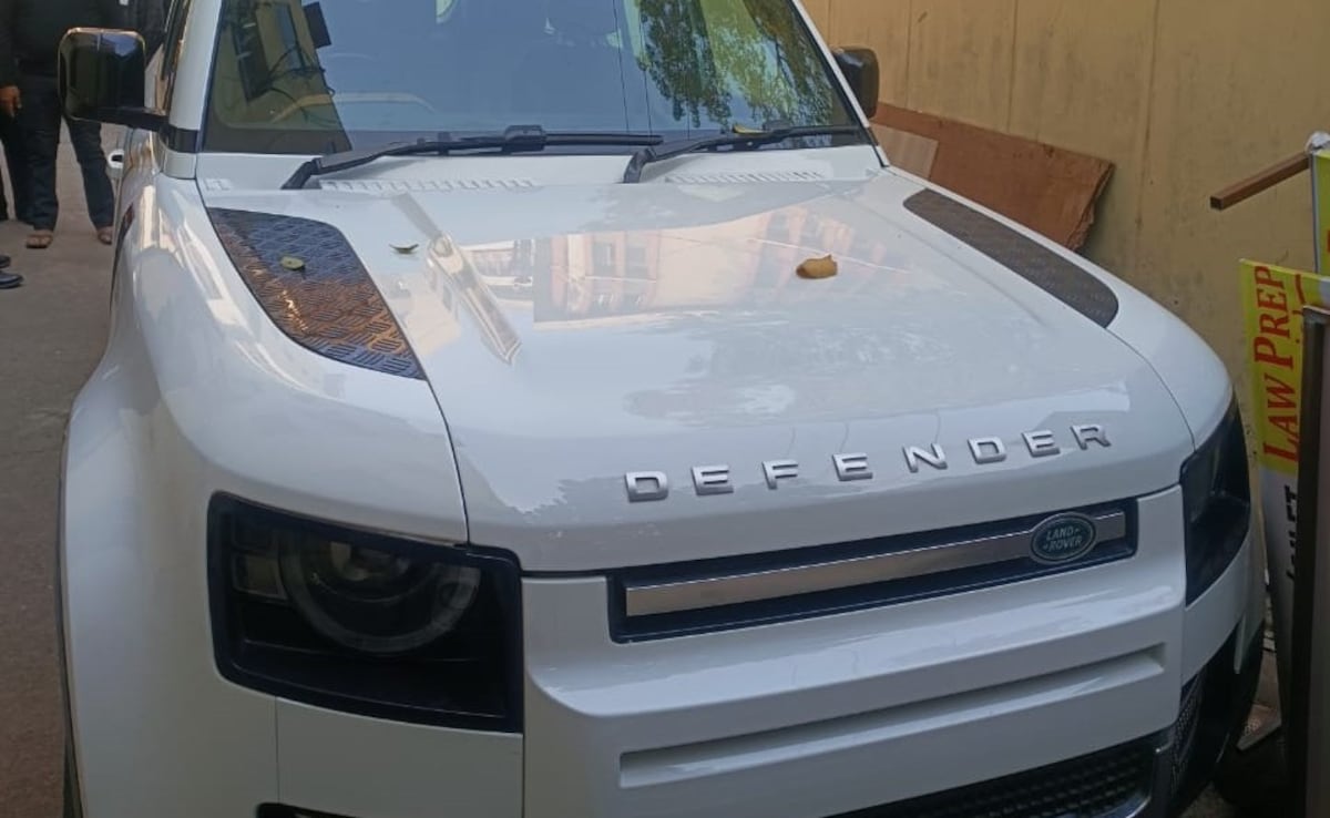 Image of Anurag Dwivedis Land Rover Defender seized by ED