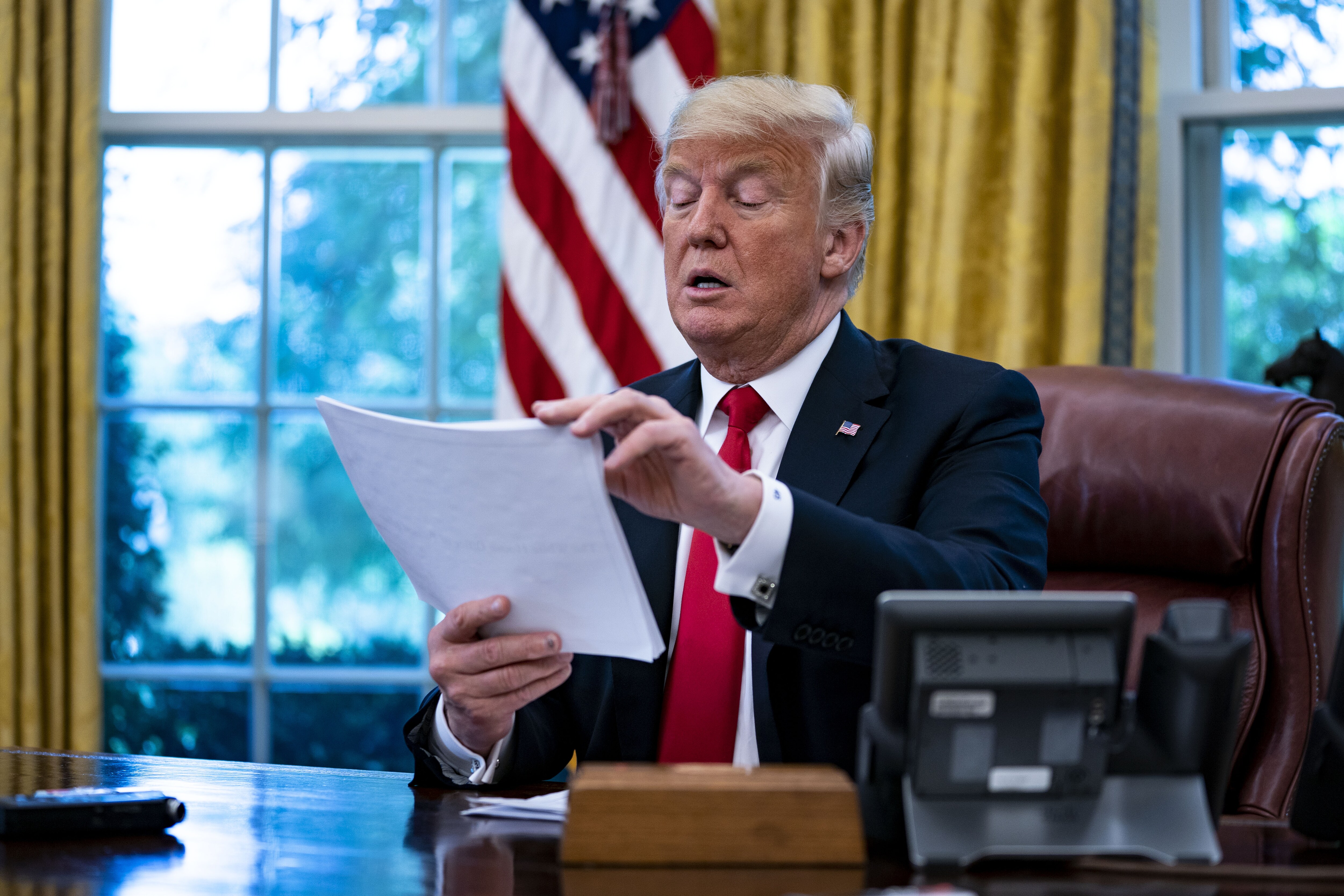 Here Are All the Highlights From Trump&rsquo;s Oval Office Interview