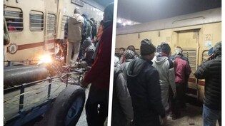 समस्तीपुर जंक्शन पर बड़ा हादसा टला, चलती ट्रेन में फंसा हाइड्रेंट पाइप, चिंगारी निकली तो मची अफरातफरी