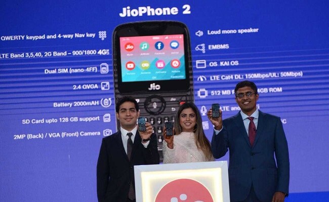 Reliance Jio Announces JioPhone 2, Details Here