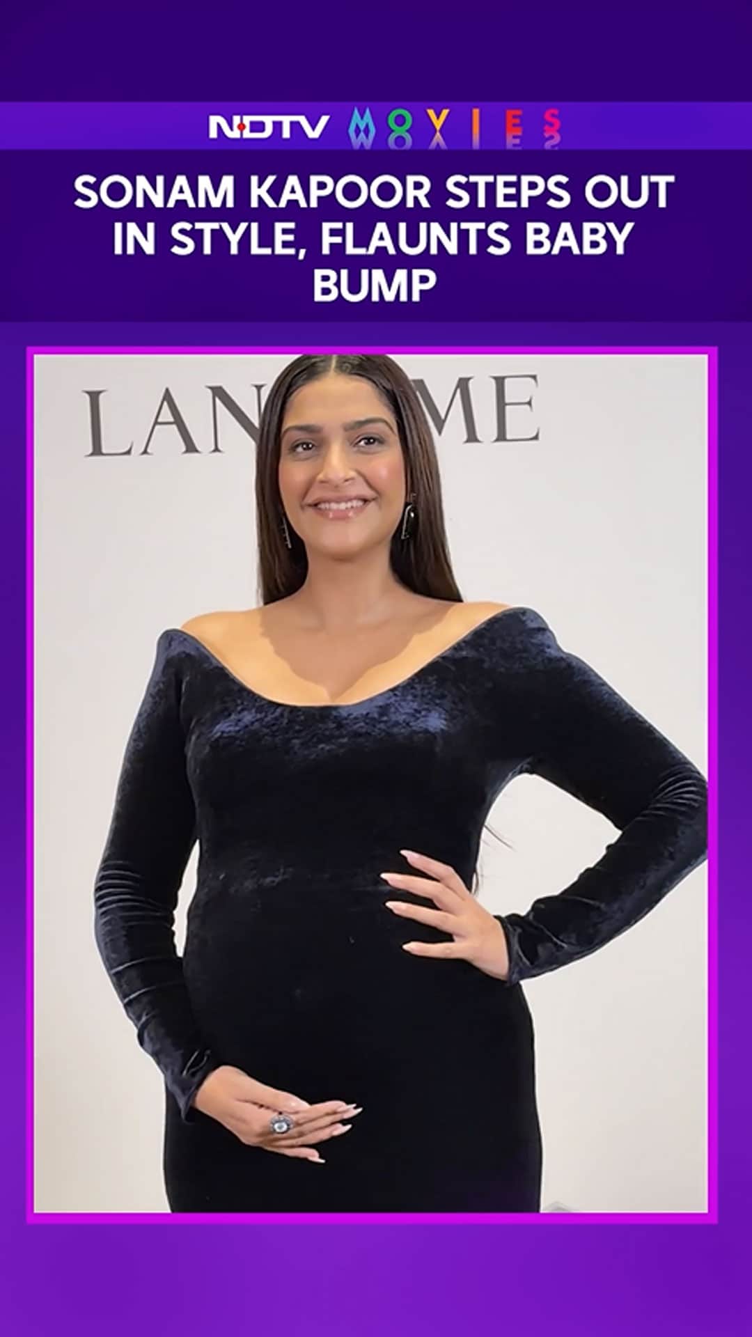 Sonam Kapoor Steps Out In Style, Flaunts Baby Bump