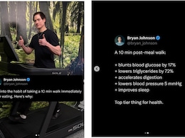 Bryan Johnson ने बताया खाने के बाद 10 मिनट की वॉक करने के 5 जबरदस्त फायदे