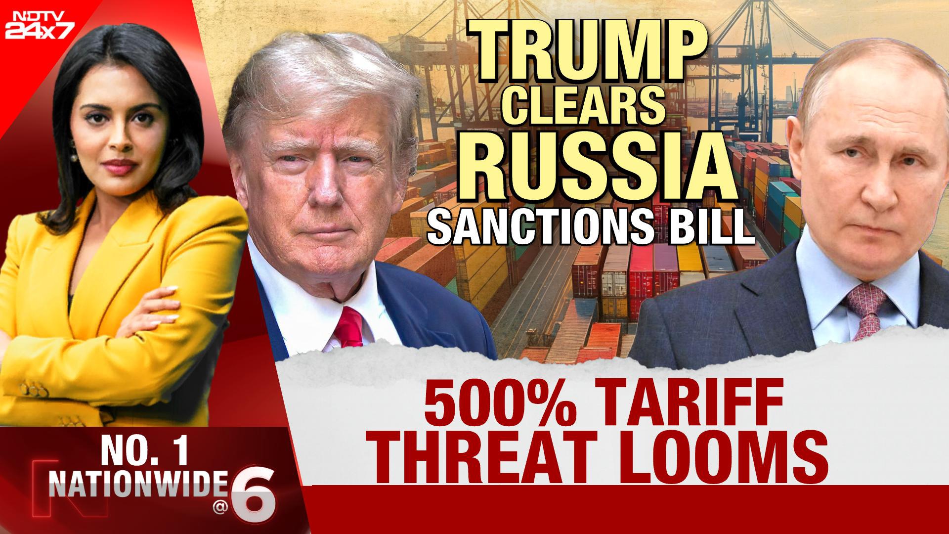Donald Trump Backs Sanctions Bill Targeting Buyers Of Russian Oil