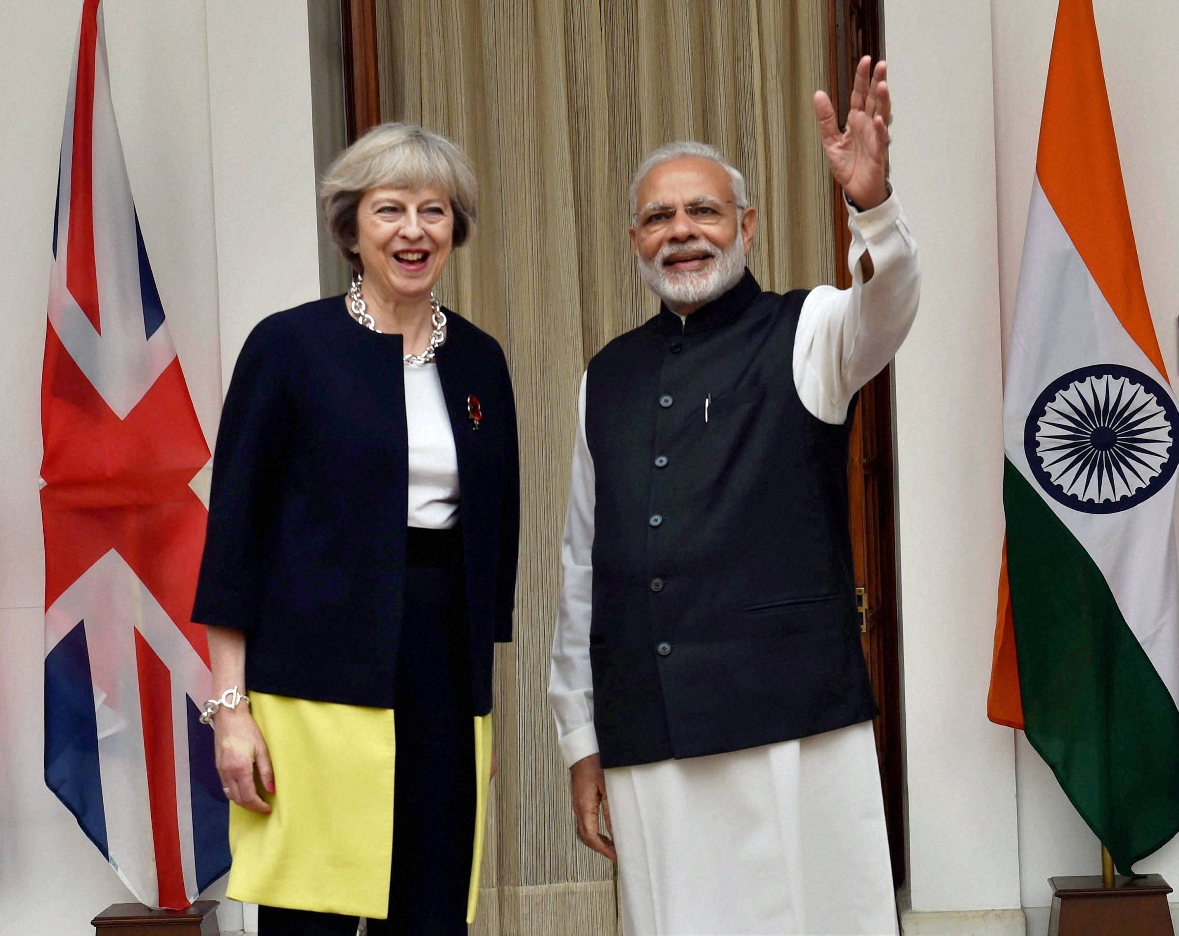  India, U.K. Ink MoUs On IPR, Ease Of Doing Business