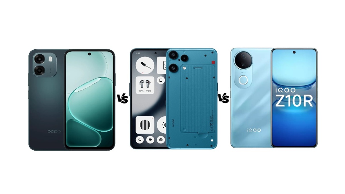 Oppo A6 5G vs Nothing Phone 3a Lite 5G vs iQOO Z10R 5G: जानें कौन सा फोन है बेस्ट