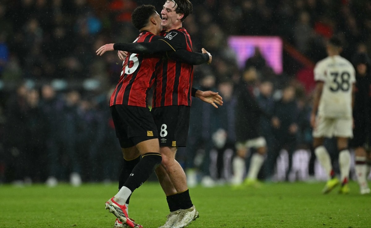 Bournemouth Snap Liverpools Unbeaten Run To Up Pressure On Arne Slot