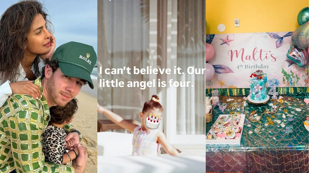 Priyanka Chopra Gives Sneak Peek Into Malti's 4th Birthday Bash, Nick Jonas Posts Photo Of Their 'Little Angel'