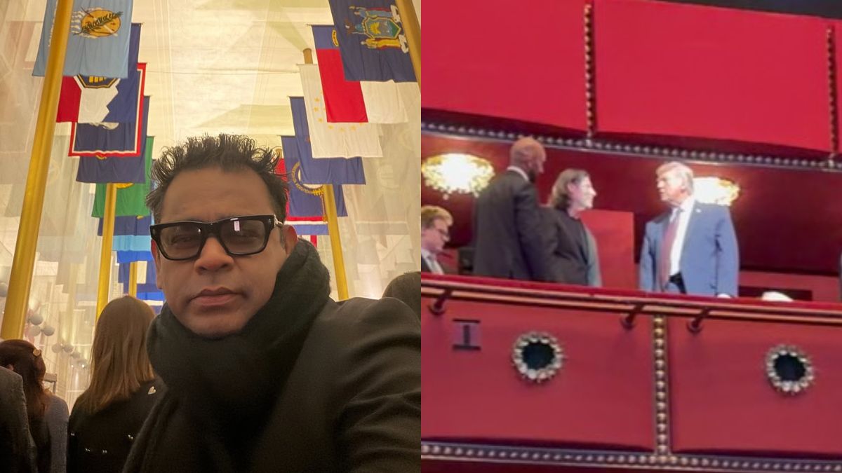 Video: Trump Makes A Cameo In AR Rahman's Reel From Melania Premiere In US