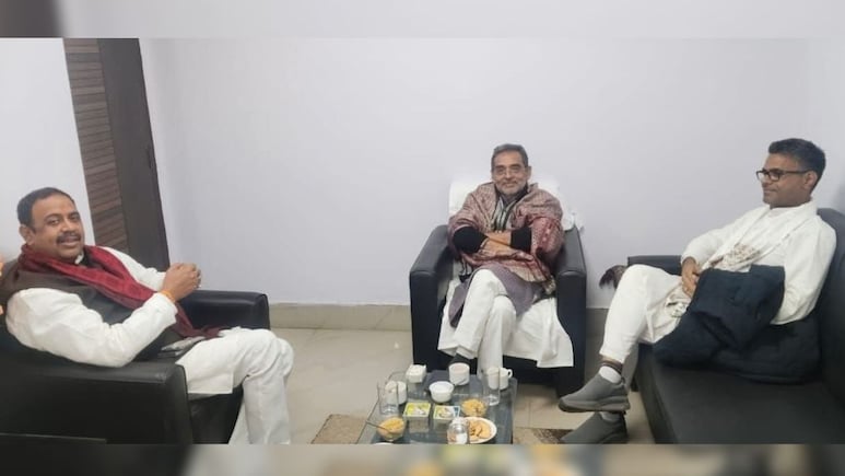 उपेंद्र कुशवाहा की जान में जान आई! दो नाराज विधायकों ने की मुलाकात, रामेश्वर महतो अब भी बागी