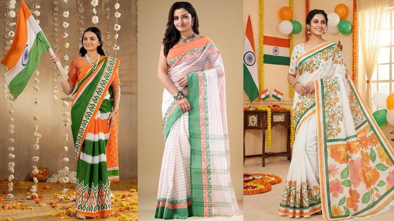 Republic Day 2025: देशभक्ति के रंग में रंगने के लिए आज ही खरीदें ये खूबसूरत साड़ियां, कीमत भी है काफी अफोर्डेबल