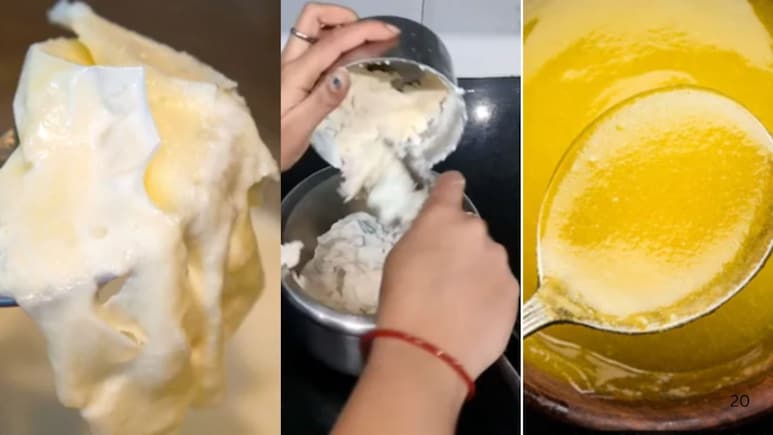 न मथनी, न छाछ, मलाई से मिनटों में ढेर सारा घी निकालने का देसी जुगाड़, बस मिलानी होगी ये एक चीज