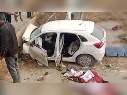 खाटूश्यामजी के दर्शन कर लौट रहे लोग दर्दनाक हादसे के शिकार, 1 की मौत 4 लोग गंभीर घायल