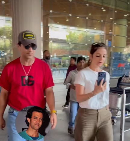 ऋतिक रोशन से वीडियो कॉल कर रही थीं सुजैन खान, बॉयफ्रेंड अर्सलान गोनी ने अचानक छीना फोन, देखें Viral Video