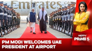 PM Modi Welcomes UAE President At Delhi Airport, Hails Strong Friendship Between Both Nations