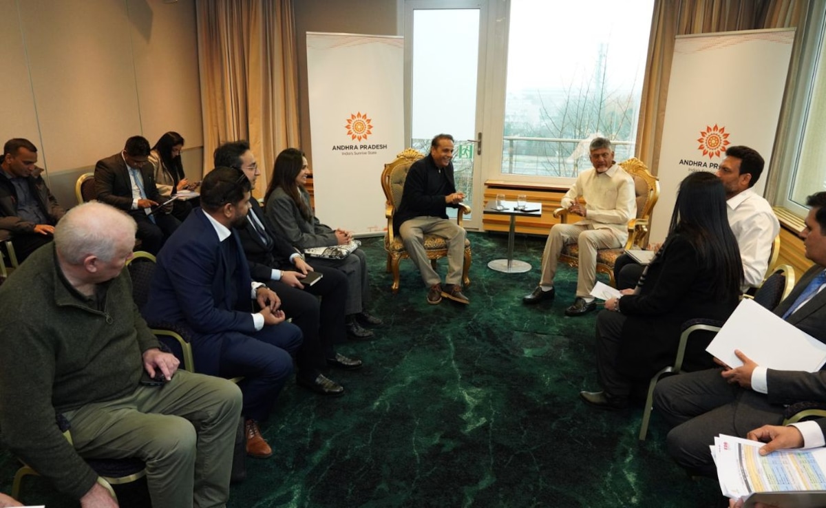 Andhra Pradesh CM Naidu Promotes State as Global Investment Hub at Davos