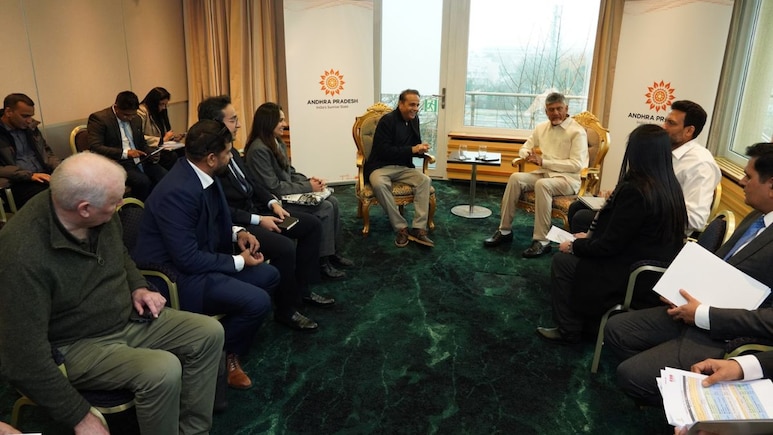 Chandrababu Naidu Pitches Andhra As Global Investment Destination At Davos