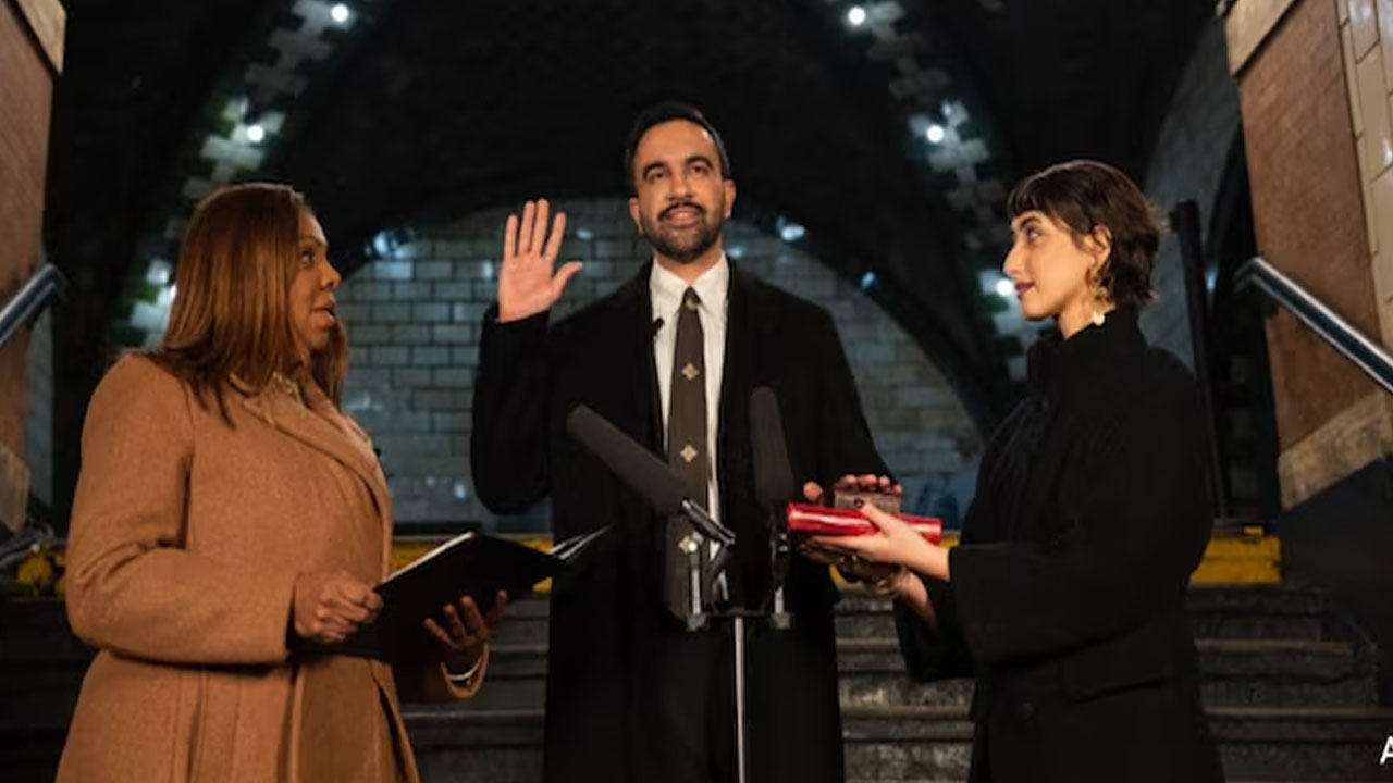 Indian-Origin Zohran Mamdani Takes Oath As New York's First Muslim Mayor