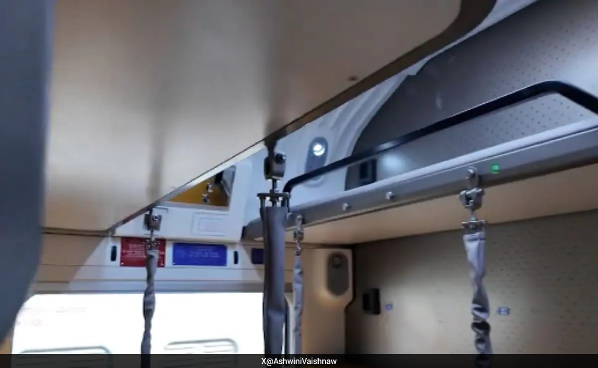 Adjustable Window Shades, Deep Wash Basins: Inside First Vande Bharat Sleeper Train