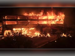 2 Killed As Bus, Truck Burst Into Flames After Collision In Andhra Pradesh