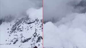 On Camera, Avalanche Hits Jammu's Kishtwar Amid Heavy Snowfall
