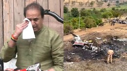 Video: Maharashtra Ex-Home Minister Breaks Down On Ajit Pawar's Death