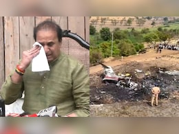 Video: Maharashtra Ex-Home Minister Breaks Down On Ajit Pawar's Death