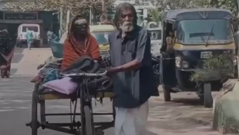 75-Year-Old's 300 Km Rickshaw Odyssey To Get Wife Treated