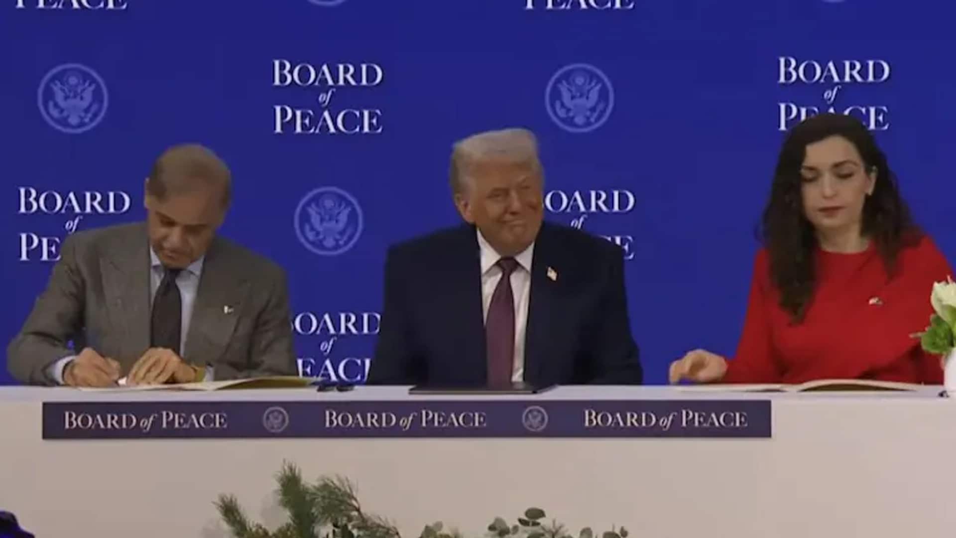 Trump Unveils Board Of Peace On Gaza, Which Has Pak Among Members
