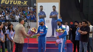 India vs New Zealand LIVE Score, 1st ODI : Rohit Sharma, Virat Kohli Receive Grand Felicitation Mid-Match In Vadodara