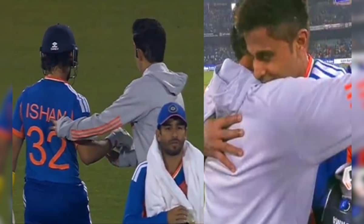 ईशान किशन और सूर्यकुमार यादव की आतिशी पारी देख गदगद हुए गौतम गंभीर, मैदान पर दौड़े चले आए और लगा लिया गले