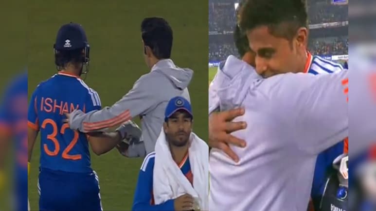 ईशान किशन और सूर्यकुमार यादव की आतिशी पारी देख गदगद हुए गौतम गंभीर, मैदान पर दौड़े चले आए और लगा लिया गले