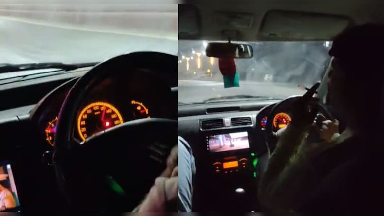 हाथ में स&zwj;िगरेट, कार की स्&zwj;पीड 120 से ऊपर; 4 दोस्&zwj;तों की मौत का 1 म&zwj;िनट 10 सेकंड का आया वीड&zwj;ियो&nbsp;