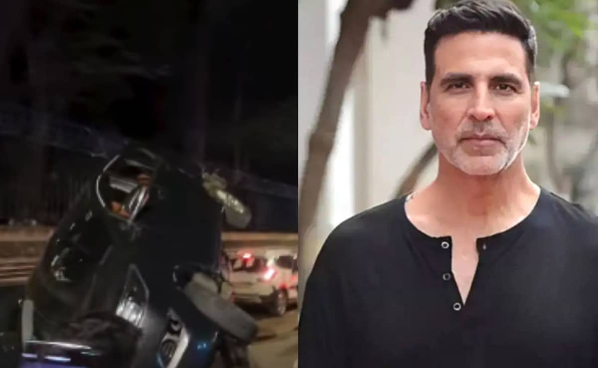 Akshay Kumar's Security Vehicle Meets With An Accident In Mumbai