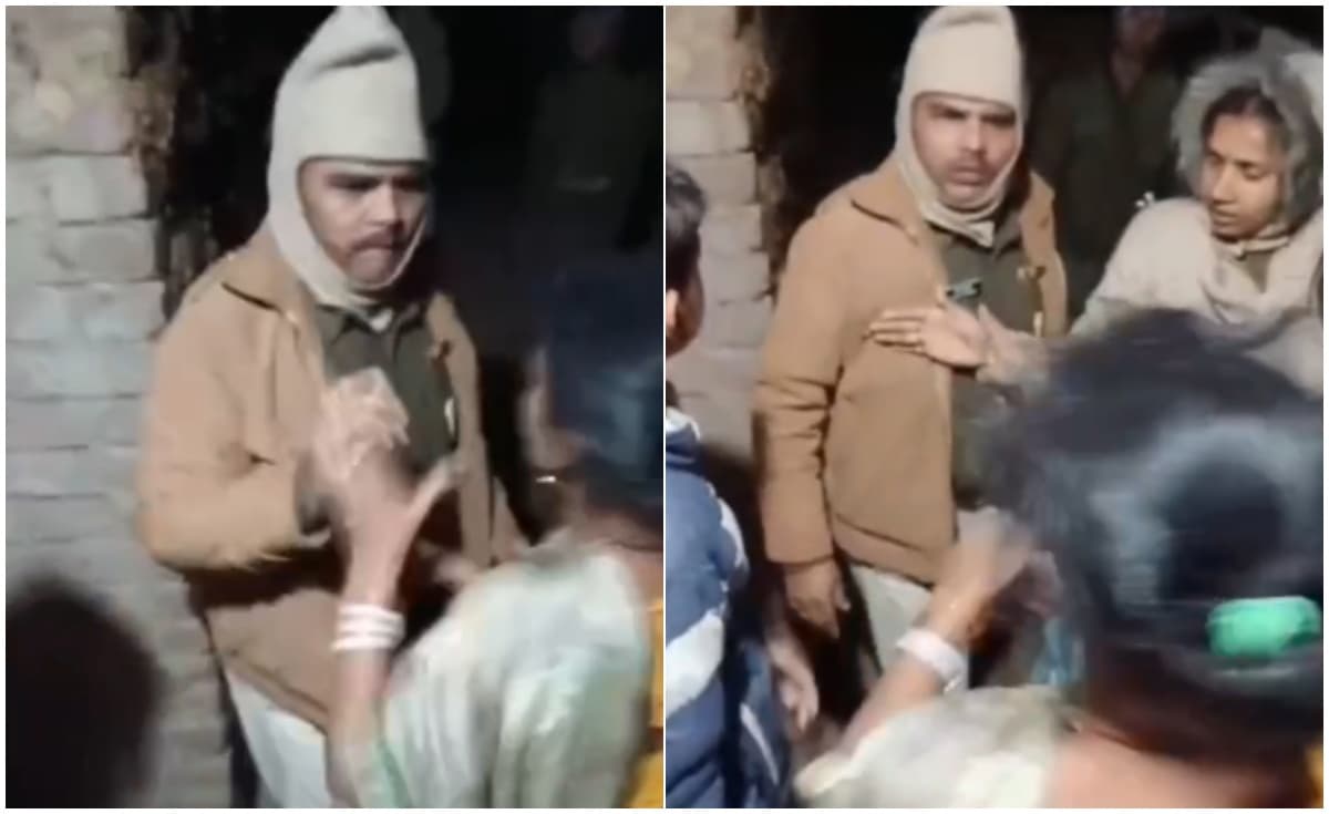 नालंदा में दरोगा की दबंगई, महिला को बाल पकड़कर खींचा और मारा थप्पड़