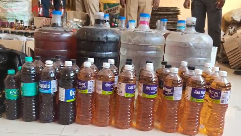 Kalyan Crime: ब्रँडेड बॉटल, बनावट दारु.. कल्याणमध्ये उत्पादन शुल्क विभागाची धाड; गोरख धंदा उघडकीस