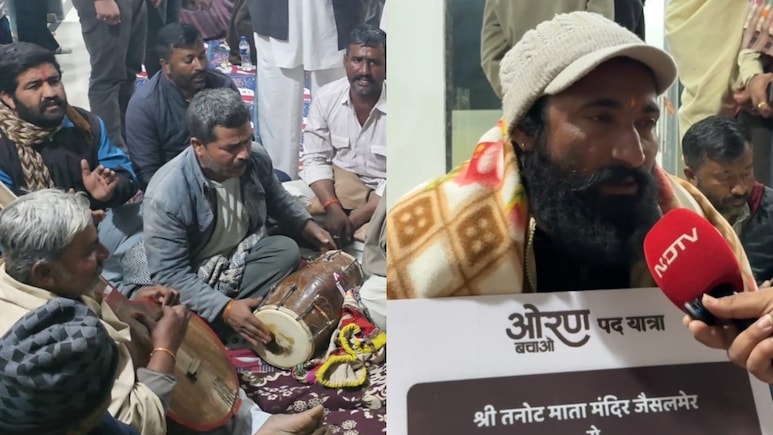 'ओरण बचाओ' की मांग के लिए 725 किमी की पैदल यात्रा पर निकले लोग, रात में चौपालों पर भजन करके देते हैं संदेश