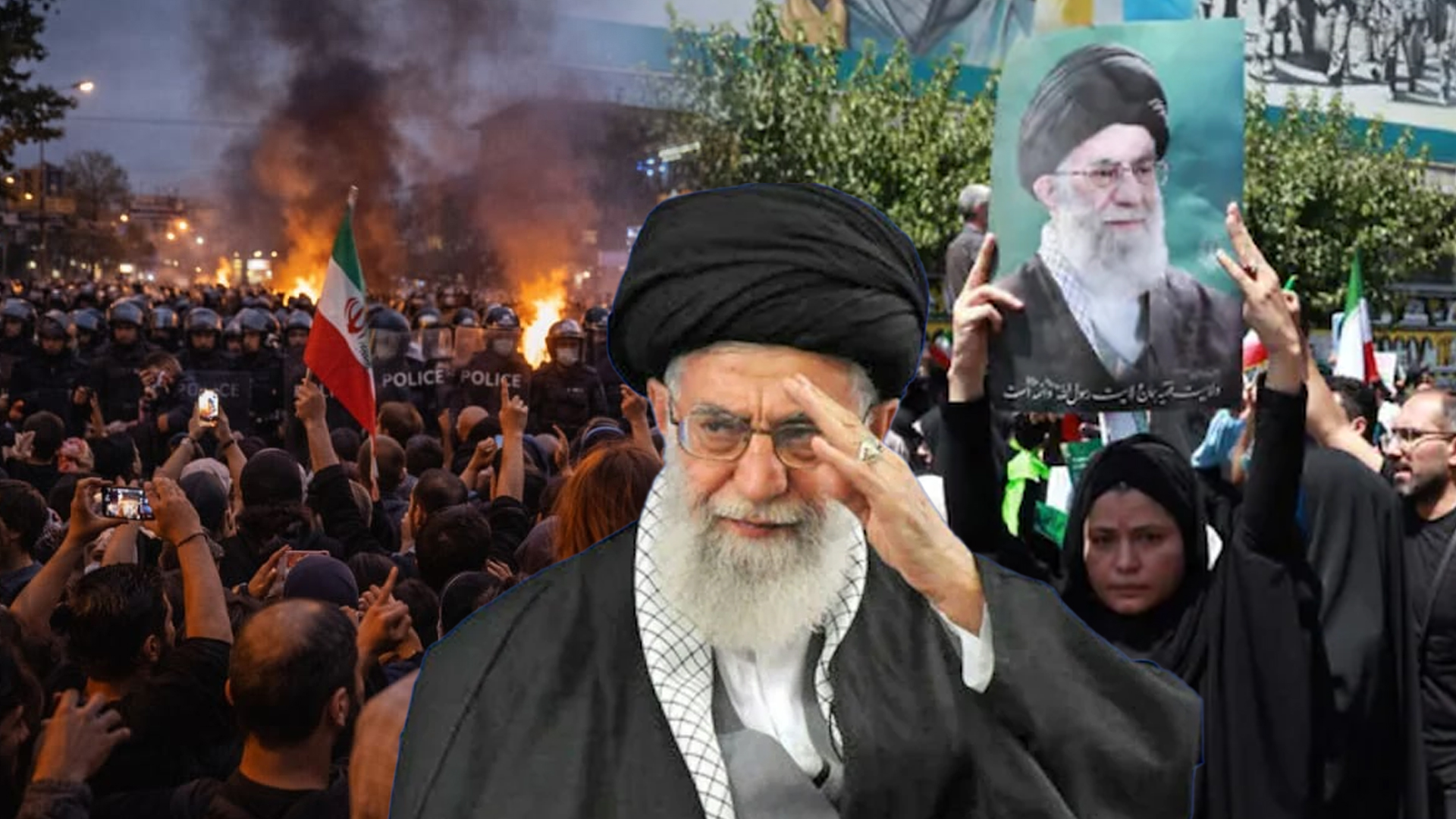 Protests Rage In Iran As Trump-Khamenei War Of Words Escalates