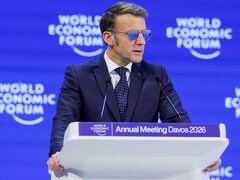 'We Prefer Respect To Bullies, Rule Of Law To Brutality': Macron At Davos
