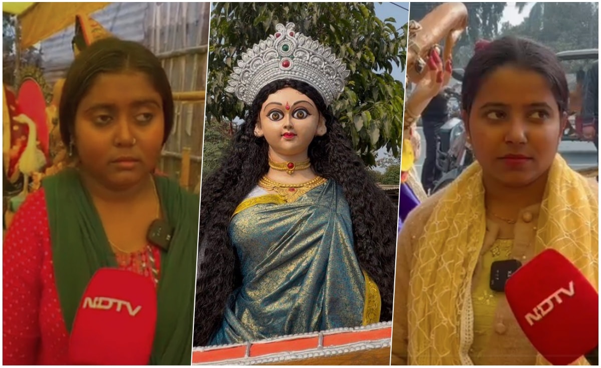 आधा शहर इन दो बहनों की बनाई मूर्तियों से करता सरस्वती पूजा, कहती हैं शादी भी वहीं करेंगे जो इस काम साथ देगा