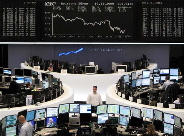 World shares extend rout as Europe recovery hopes dim